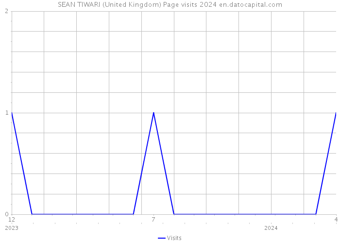 SEAN TIWARI (United Kingdom) Page visits 2024 