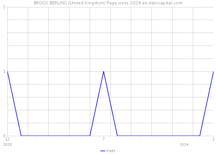BROCK BERLING (United Kingdom) Page visits 2024 