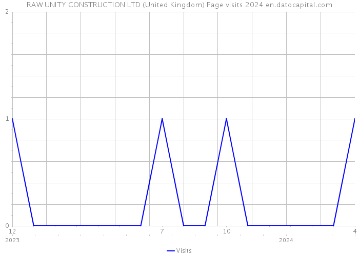 RAW UNITY CONSTRUCTION LTD (United Kingdom) Page visits 2024 