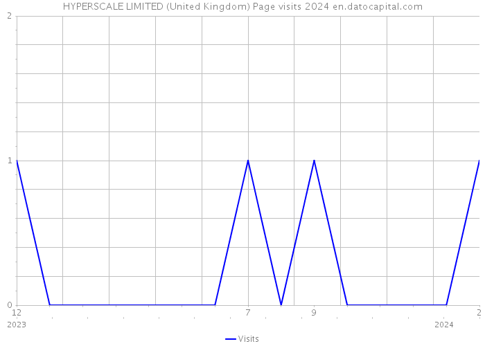 HYPERSCALE LIMITED (United Kingdom) Page visits 2024 