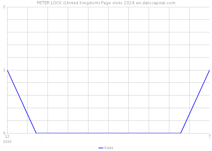 PETER LOCK (United Kingdom) Page visits 2024 