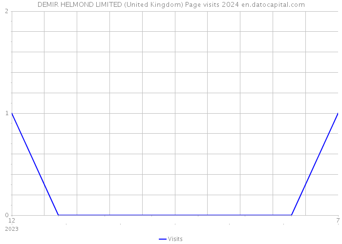 DEMIR HELMOND LIMITED (United Kingdom) Page visits 2024 