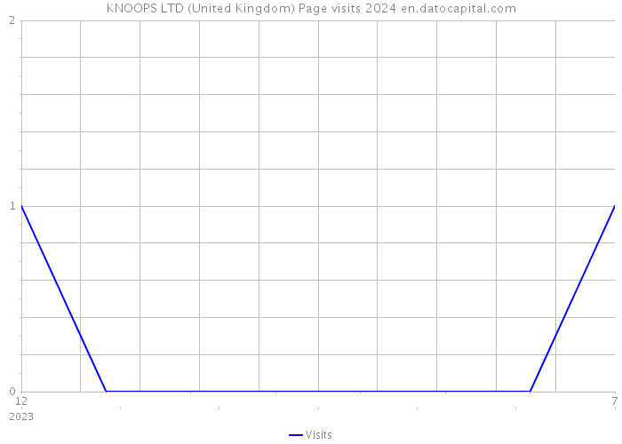 KNOOPS LTD (United Kingdom) Page visits 2024 
