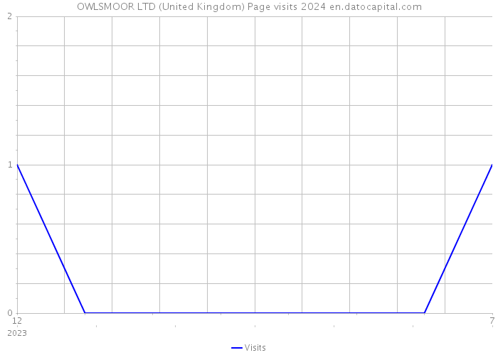 OWLSMOOR LTD (United Kingdom) Page visits 2024 