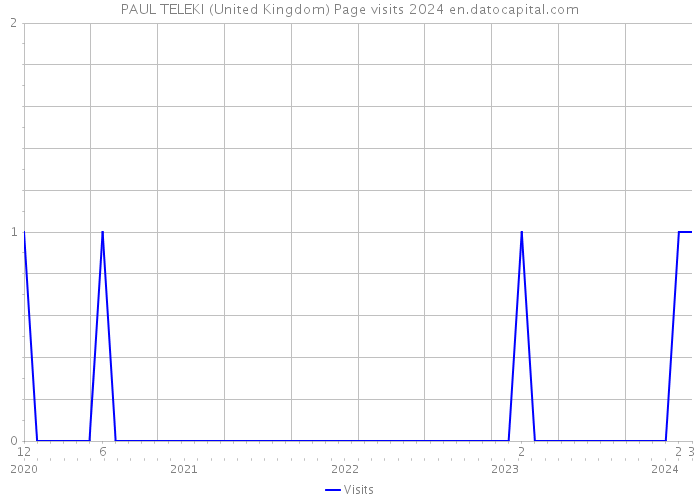 PAUL TELEKI (United Kingdom) Page visits 2024 