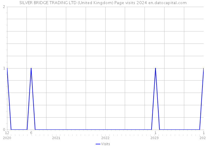 SILVER BRIDGE TRADING LTD (United Kingdom) Page visits 2024 