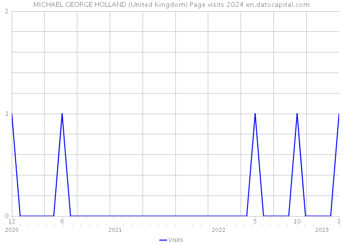 MICHAEL GEORGE HOLLAND (United Kingdom) Page visits 2024 
