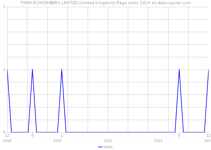 TIMM SCHOENBERG LIMITED (United Kingdom) Page visits 2024 