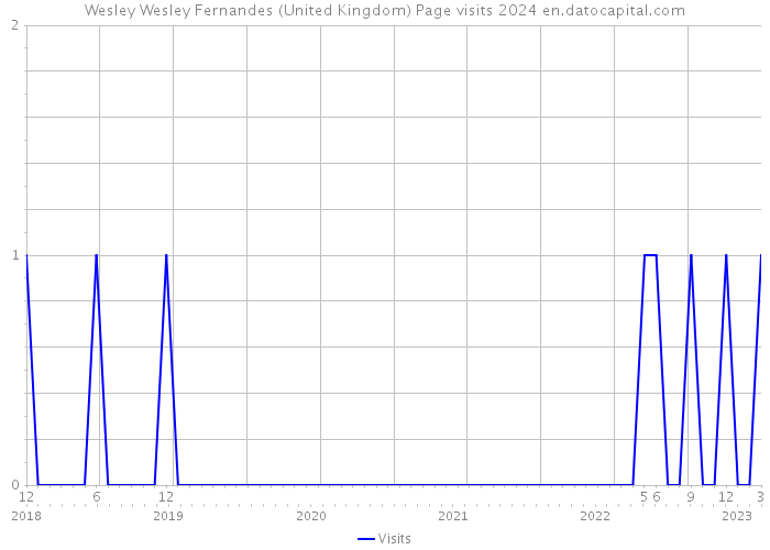 Wesley Wesley Fernandes (United Kingdom) Page visits 2024 