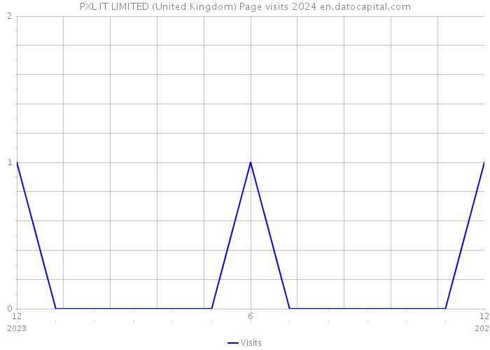 PXL IT LIMITED (United Kingdom) Page visits 2024 