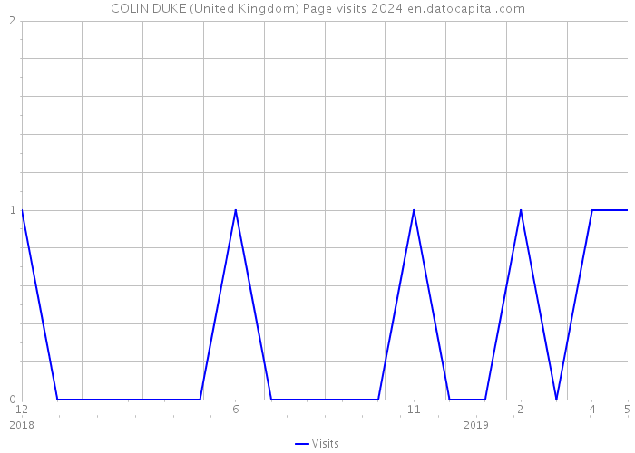 COLIN DUKE (United Kingdom) Page visits 2024 
