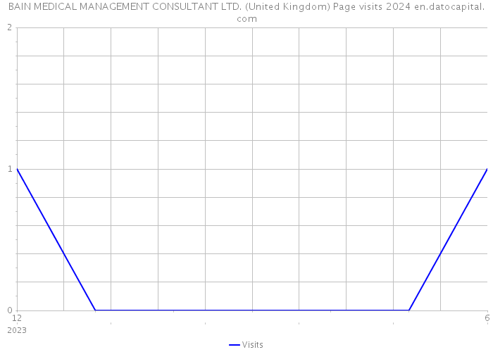 BAIN MEDICAL MANAGEMENT CONSULTANT LTD. (United Kingdom) Page visits 2024 