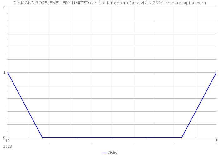 DIAMOND ROSE JEWELLERY LIMITED (United Kingdom) Page visits 2024 