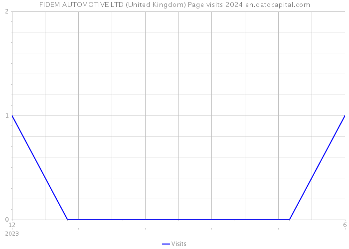 FIDEM AUTOMOTIVE LTD (United Kingdom) Page visits 2024 