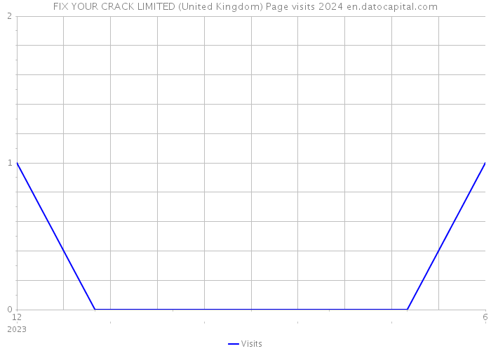 FIX YOUR CRACK LIMITED (United Kingdom) Page visits 2024 