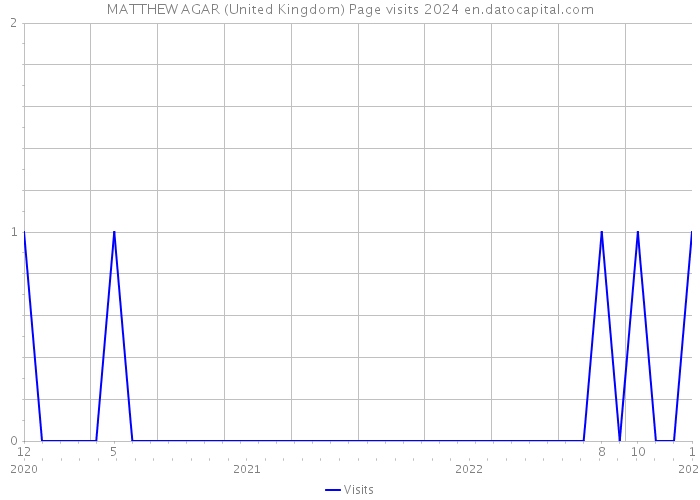 MATTHEW AGAR (United Kingdom) Page visits 2024 
