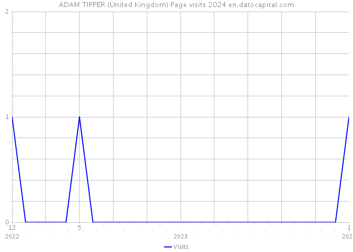 ADAM TIPPER (United Kingdom) Page visits 2024 