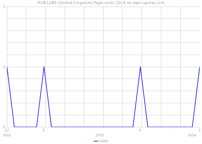 ROB LABS (United Kingdom) Page visits 2024 