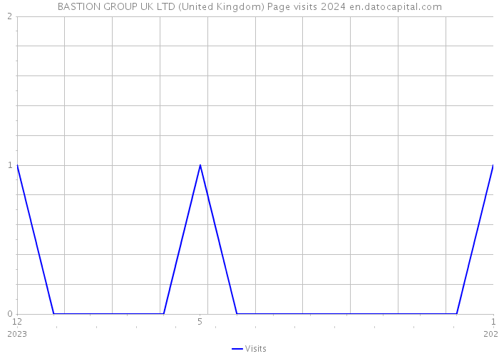 BASTION GROUP UK LTD (United Kingdom) Page visits 2024 