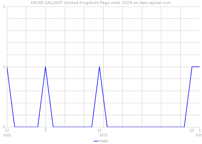 DAVID GALLANT (United Kingdom) Page visits 2024 
