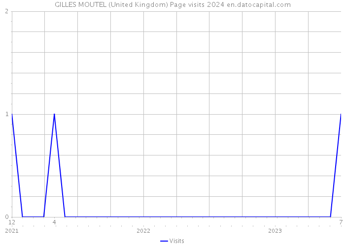GILLES MOUTEL (United Kingdom) Page visits 2024 