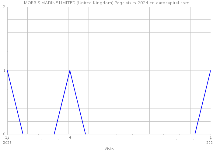 MORRIS MADINE LIMITED (United Kingdom) Page visits 2024 