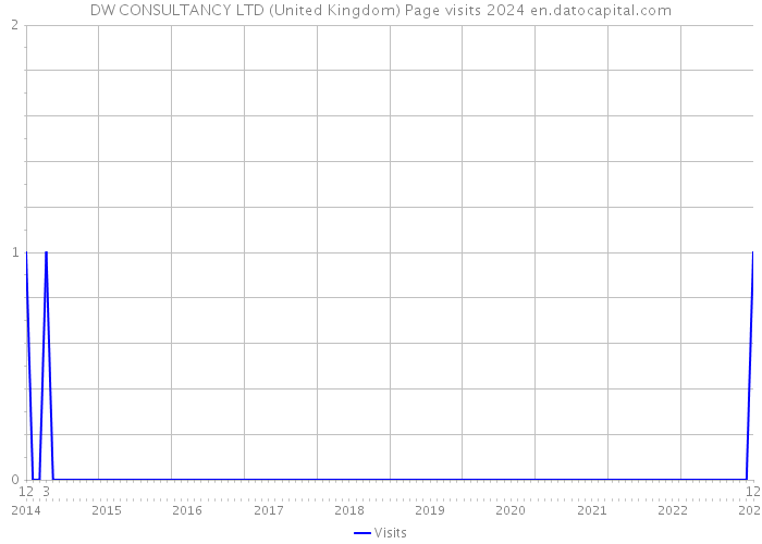 DW CONSULTANCY LTD (United Kingdom) Page visits 2024 
