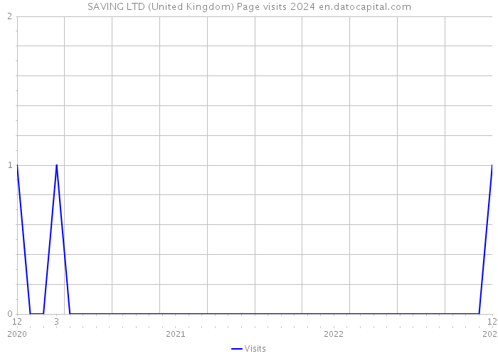 SAVING LTD (United Kingdom) Page visits 2024 