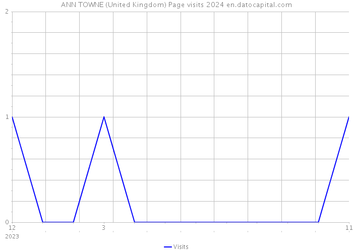 ANN TOWNE (United Kingdom) Page visits 2024 