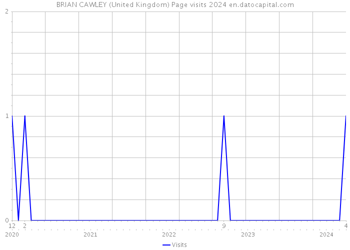 BRIAN CAWLEY (United Kingdom) Page visits 2024 