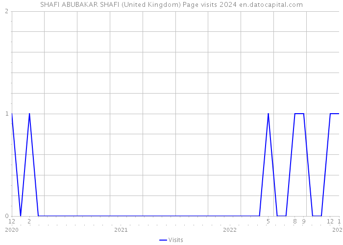 SHAFI ABUBAKAR SHAFI (United Kingdom) Page visits 2024 