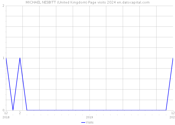 MICHAEL NESBITT (United Kingdom) Page visits 2024 