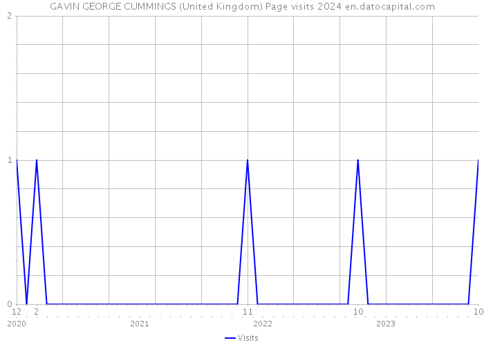 GAVIN GEORGE CUMMINGS (United Kingdom) Page visits 2024 