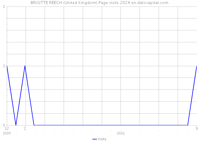 BRIGITTE REECH (United Kingdom) Page visits 2024 