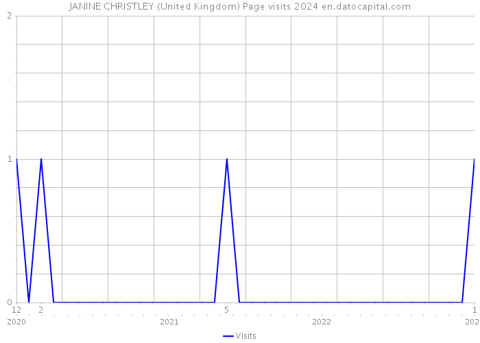 JANINE CHRISTLEY (United Kingdom) Page visits 2024 