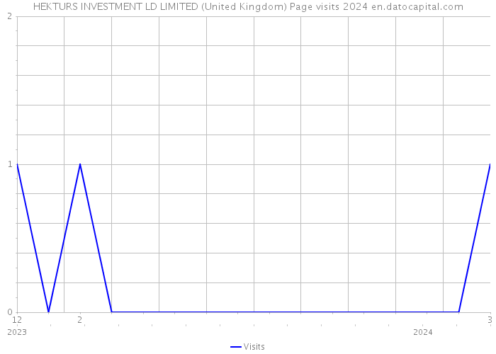 HEKTURS INVESTMENT LD LIMITED (United Kingdom) Page visits 2024 
