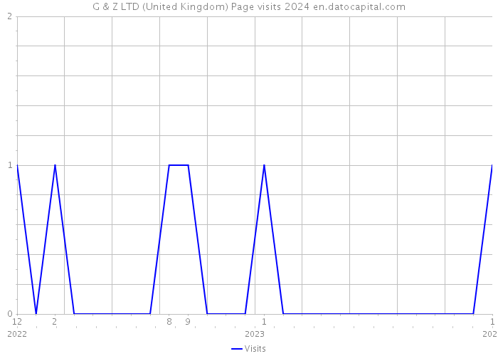 G & Z LTD (United Kingdom) Page visits 2024 