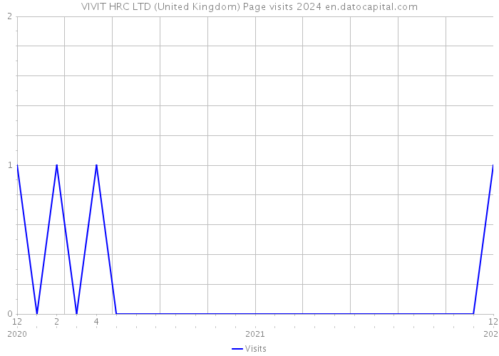 VIVIT HRC LTD (United Kingdom) Page visits 2024 