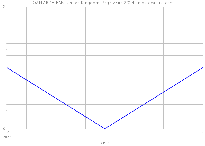 IOAN ARDELEAN (United Kingdom) Page visits 2024 