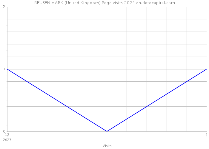 REUBEN MARK (United Kingdom) Page visits 2024 