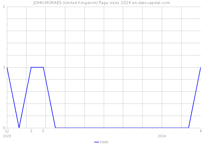 JOHN MORAES (United Kingdom) Page visits 2024 