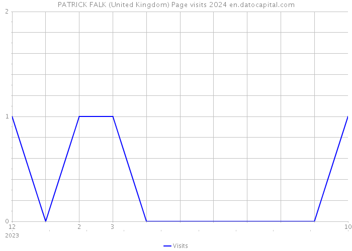 PATRICK FALK (United Kingdom) Page visits 2024 