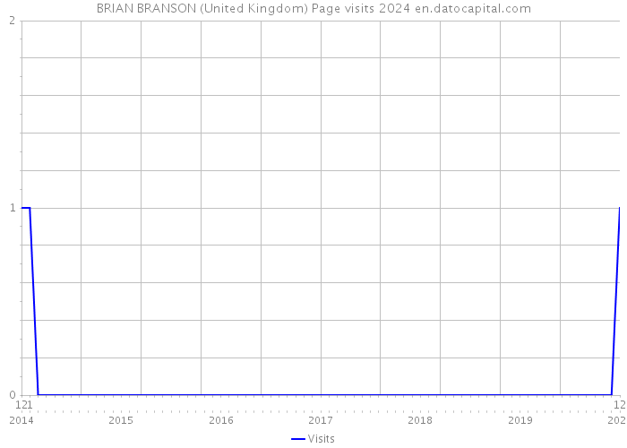 BRIAN BRANSON (United Kingdom) Page visits 2024 