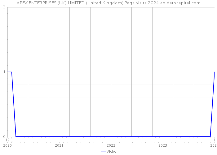 APEX ENTERPRISES (UK) LIMITED (United Kingdom) Page visits 2024 