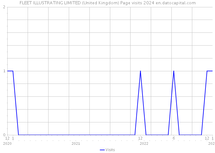 FLEET ILLUSTRATING LIMITED (United Kingdom) Page visits 2024 