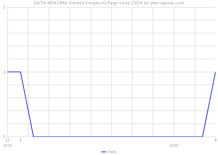 DATA WOKOMA (United Kingdom) Page visits 2024 