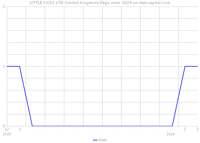 LITTLE KICKZ LTD (United Kingdom) Page visits 2024 