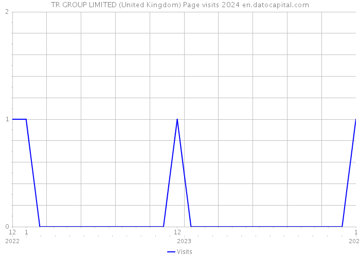 TR GROUP LIMITED (United Kingdom) Page visits 2024 