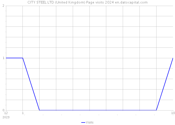 CITY STEEL LTD (United Kingdom) Page visits 2024 