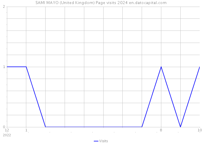 SAMI MAYO (United Kingdom) Page visits 2024 